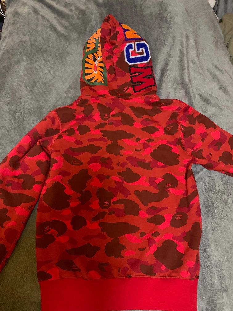 Hoodie Bape Red, mărimea S