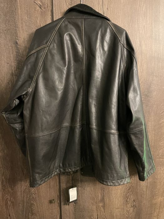 geaca piele Massimo Dutti