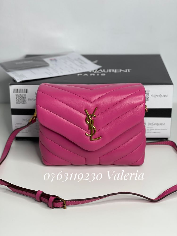 Geanta Mini Toy - Fuchsia Piele