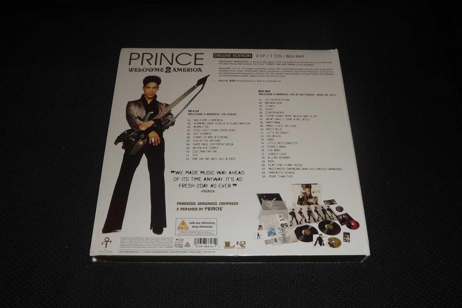 Prince - Welcome 2 America Deluxe (2LP + 1CD + Blu-ray)