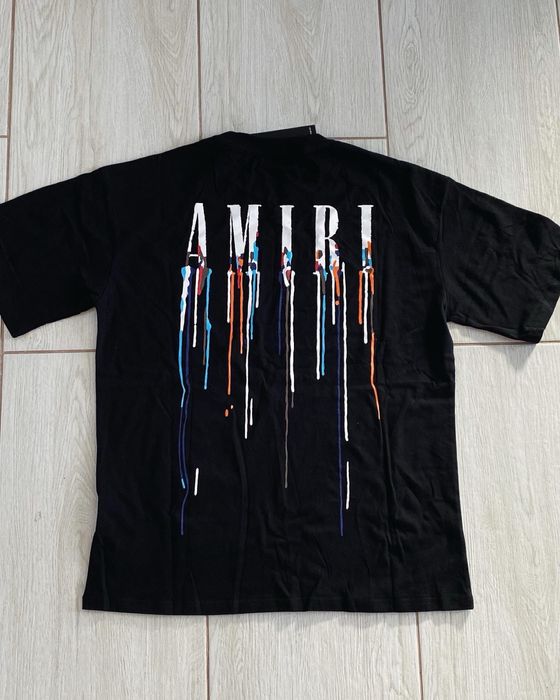 Tricou Amiri Paint Drip negru sau alb (DM for size)