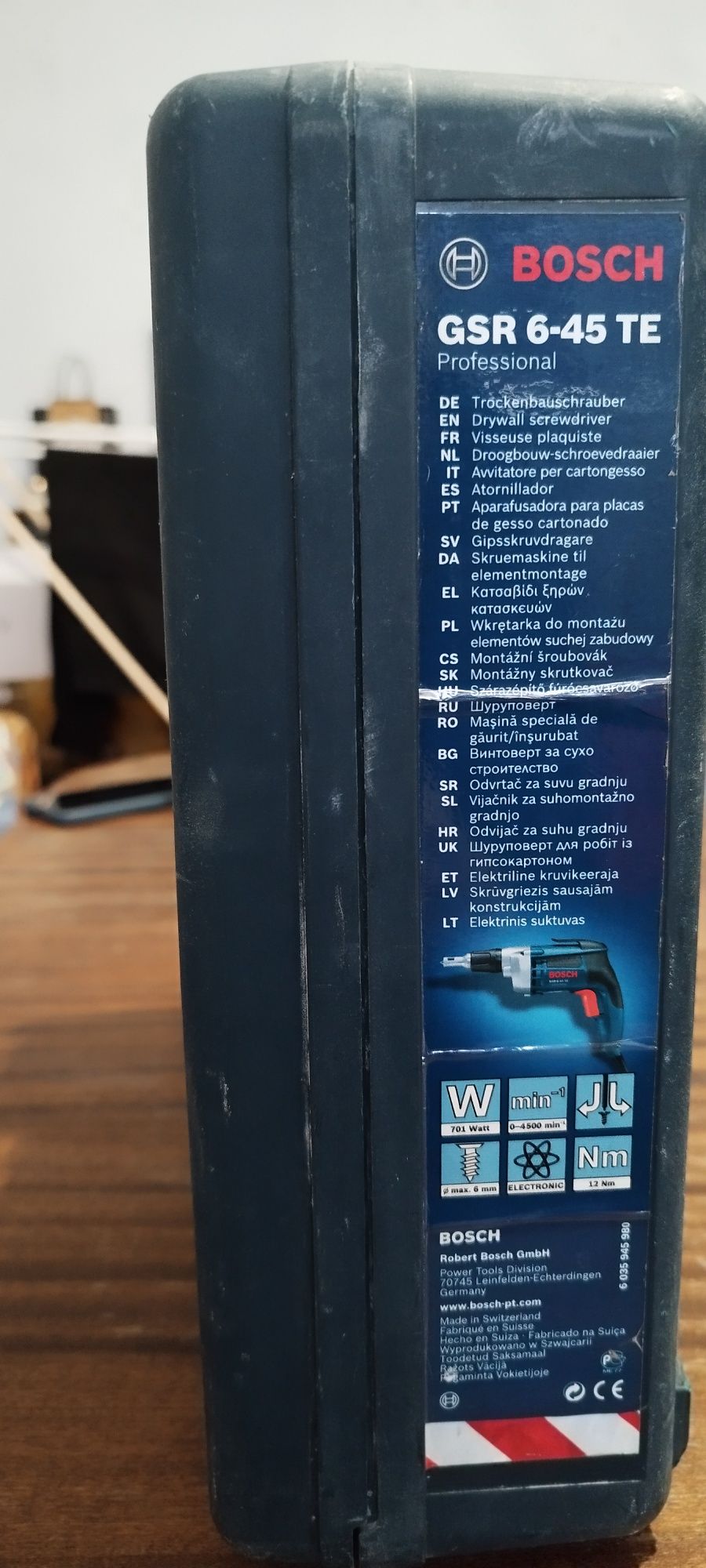 Винтоверт Bosch GSR 6-45 TE professional