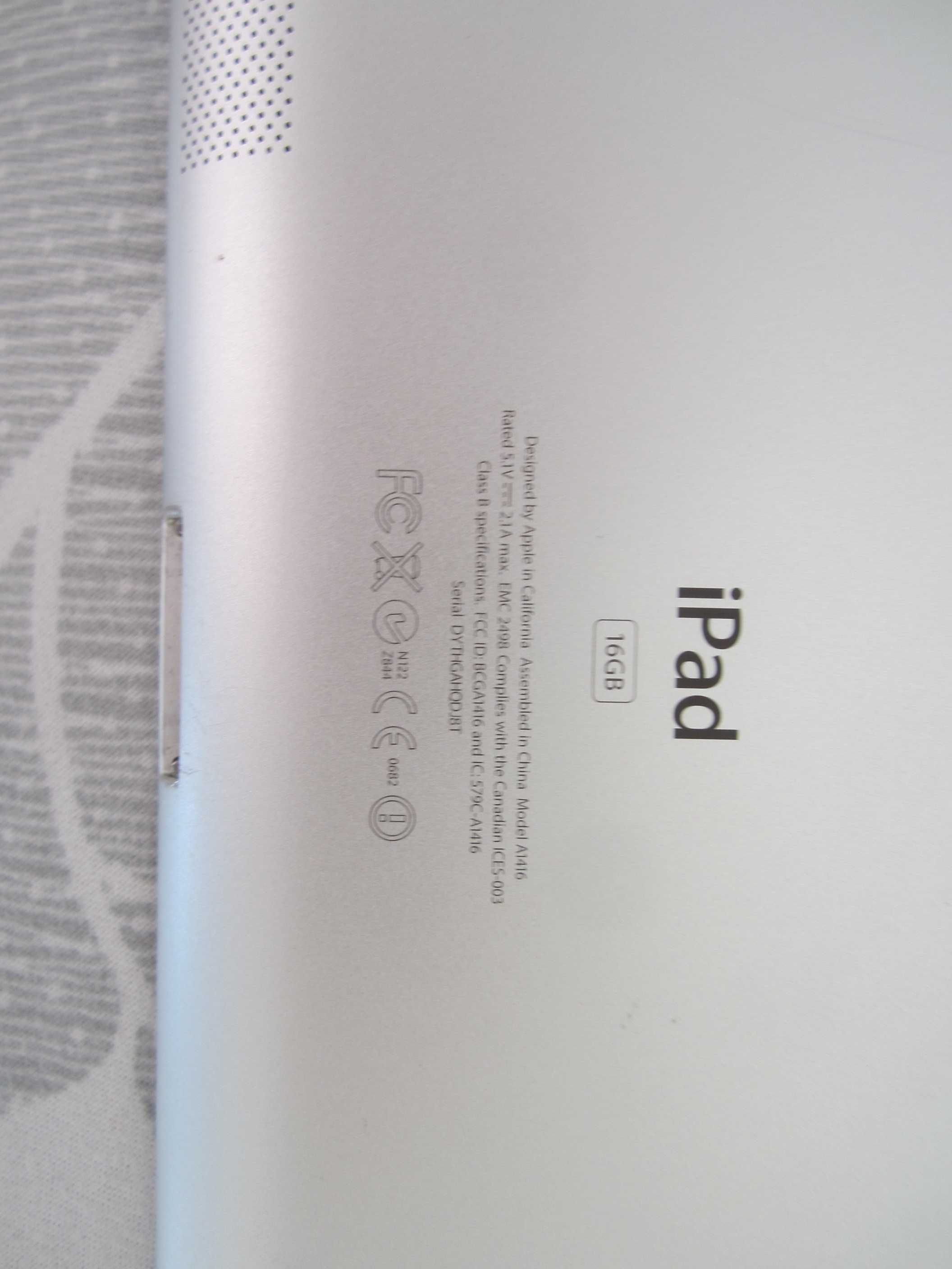Apple iPad Wi-Fi 3rd Gen 16GB черен MC705KN А1416