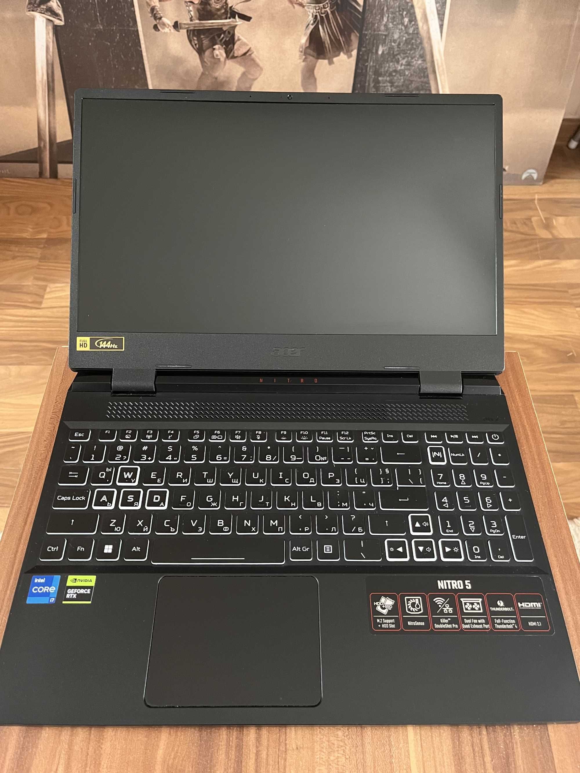 Acer Nitro 15.6" i7 RTX 4060 Ti – като нов