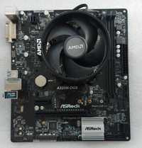 Kit AMD Ryzen 5 2600 3.4GHz + Asrock A320M-DGS + Cooler AMD