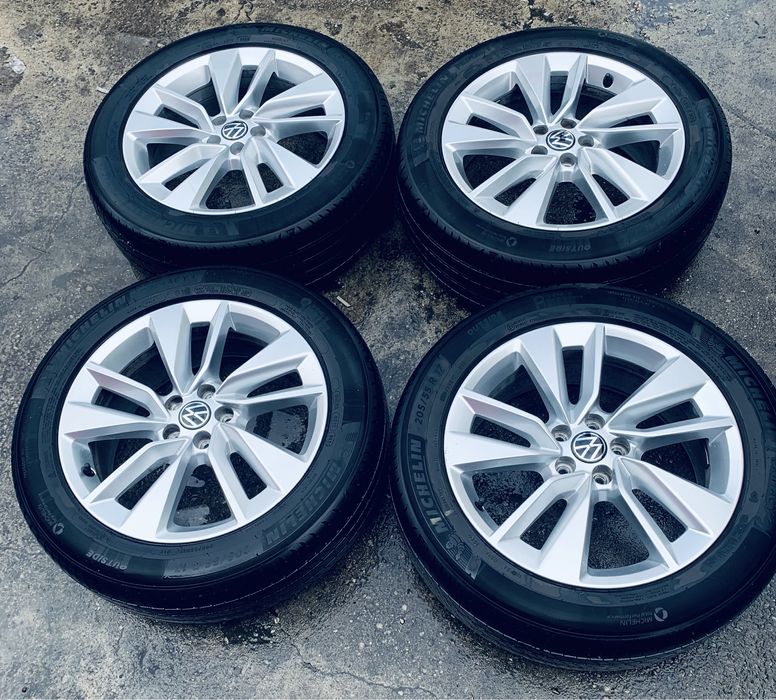 Roti JANTE Bangalore 17inch VW, Cauciucuri Vara noi MICHELIN205/55/R17