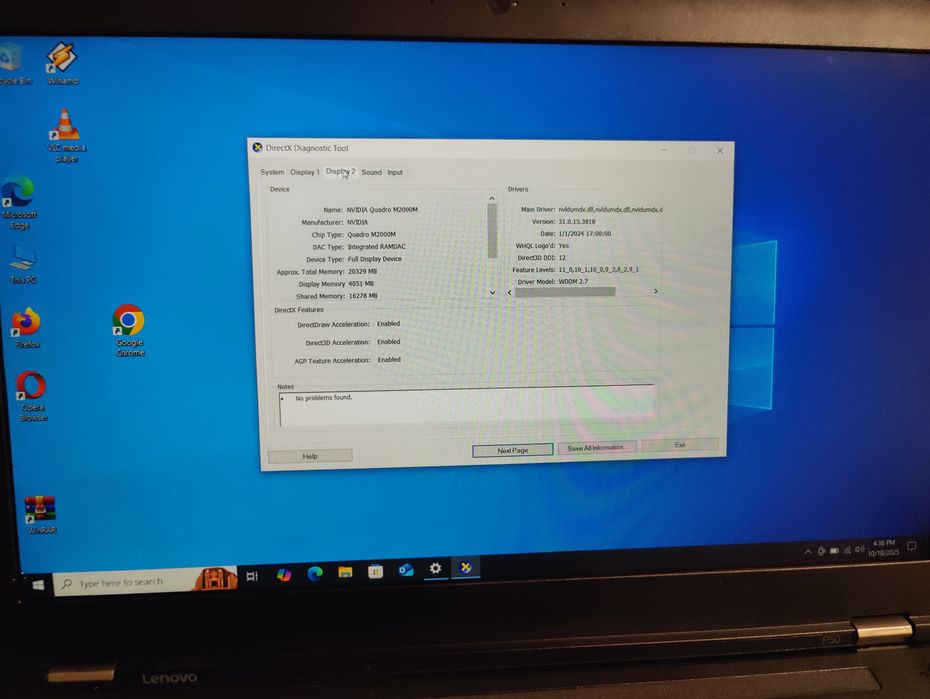Workstation Lenovo Thinkpad P50 i7 a8a Ram 32 GB ssd 512Gb NVIDIA 8Gb