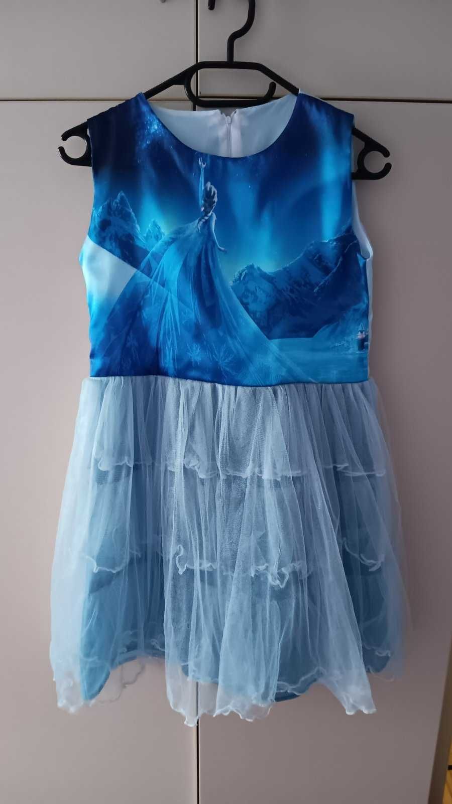 Детска рокля Frozen Елза или Brezee за 7-8 год. дете
