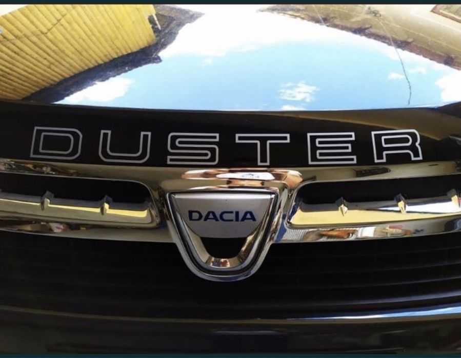 Scris bări longitudinale si capota Duster