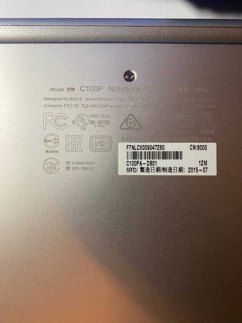 Asus CHROMEBOOK c100p tableta, transformator laptop