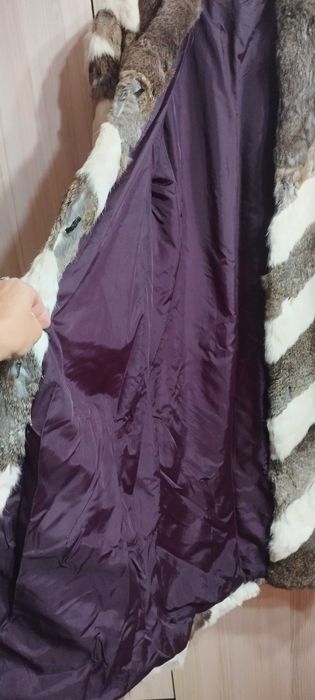 Дамско Кожено Палто тип рибена кост