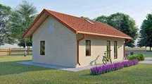 Vand case pe structura metalica