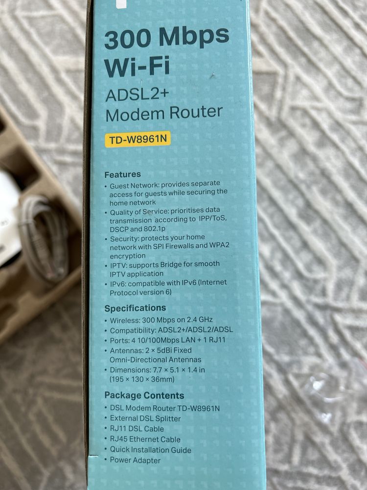 ADSL модем TP-link TD-W8961N