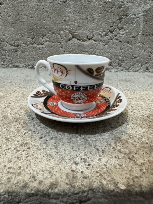 Сервиз за еспресо с надписи