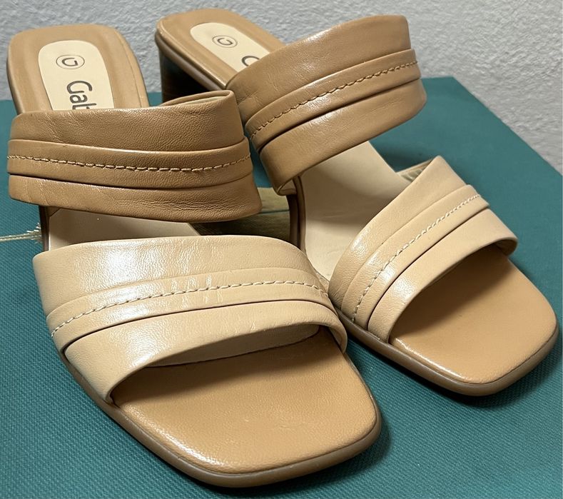 Sandale/mules Gabor, piele naturală, Bottega Veneta