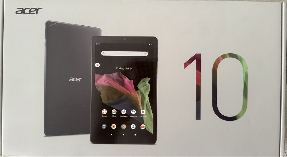 Acer Iconia Tab A10 Android 12, 4GB RAM, 64GB памет