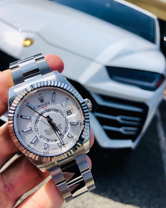 Rolex Sky - Dweller white dial