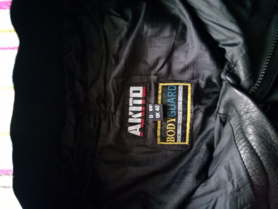 Pantaloni moto piele Akito BodyGuard