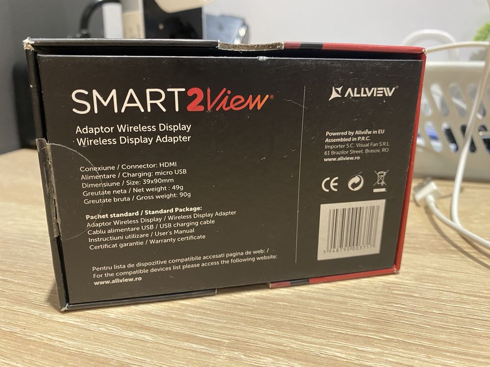 Adaptor Wireless Display Allview SMART2View