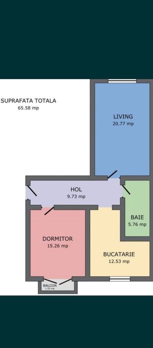 Apartament 2 camere in Dimitrov
