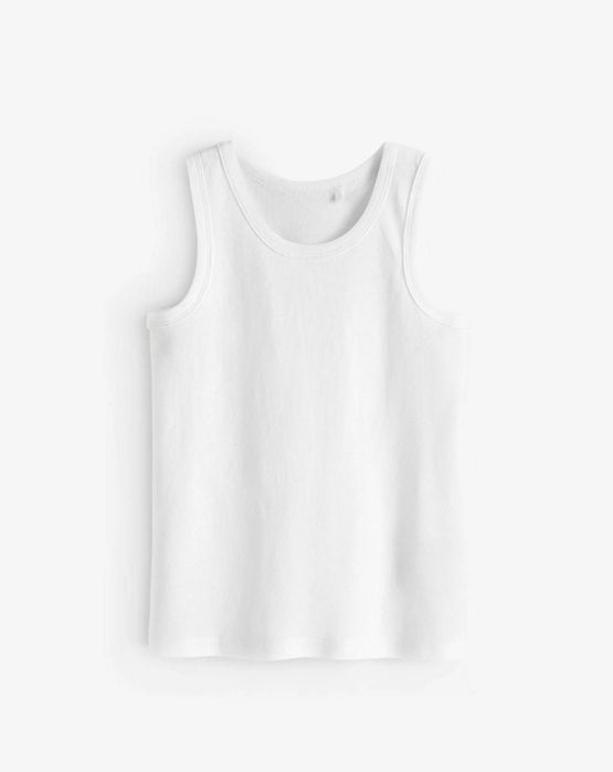 4 Maiouri albe bumbac copii 146cm - 152 cm