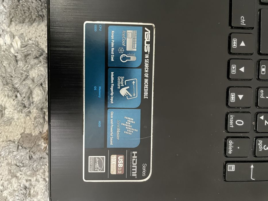 Asus noutbuk holati zo'r