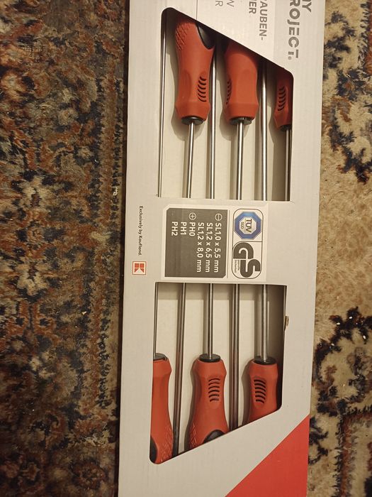 Set 6 șurubelnițe 40 cm lungime