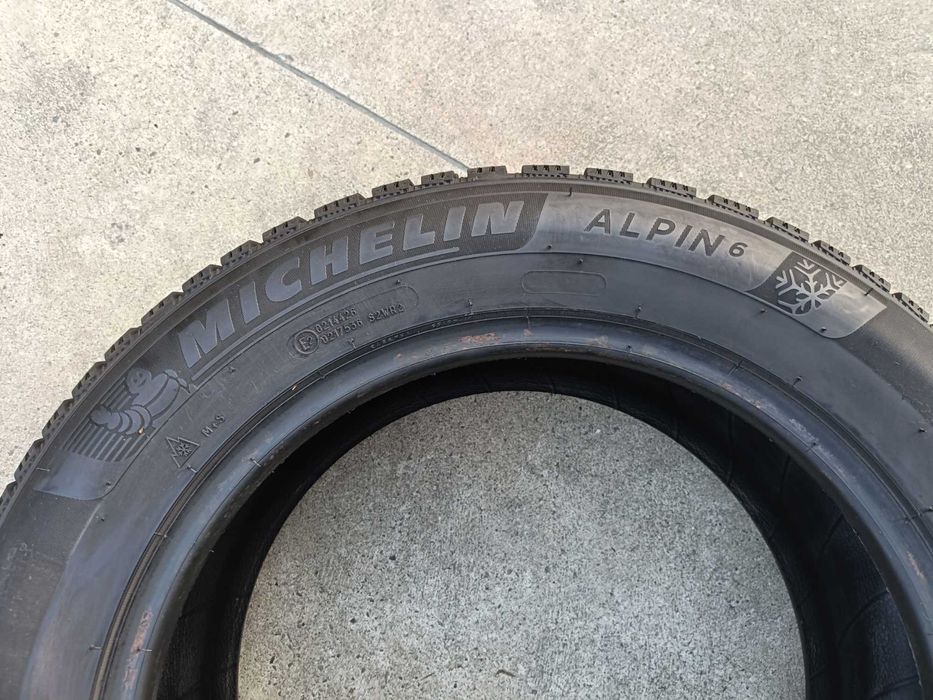 Doua anvelope iarna 205 60 16 michelinalpin 6 profil 7,8 mm 2023