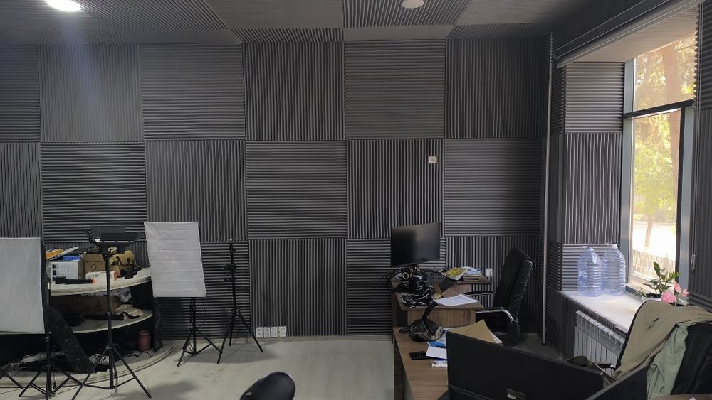 Акутик поролоноар , диффузорлар, стеновой панеллар