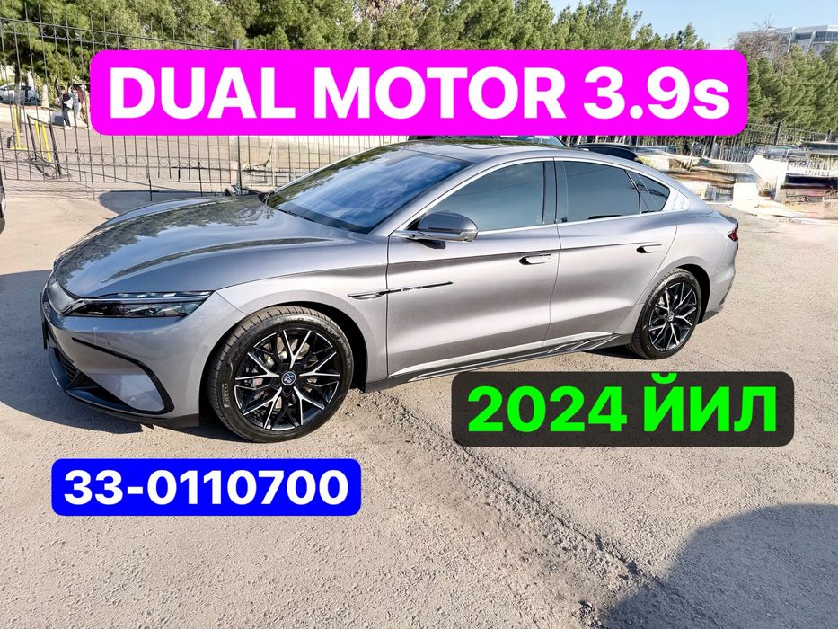 Byd han dual motor 3.9s. 2024 йил. Глорй эдишн. Смарт. Ўзимики мошина