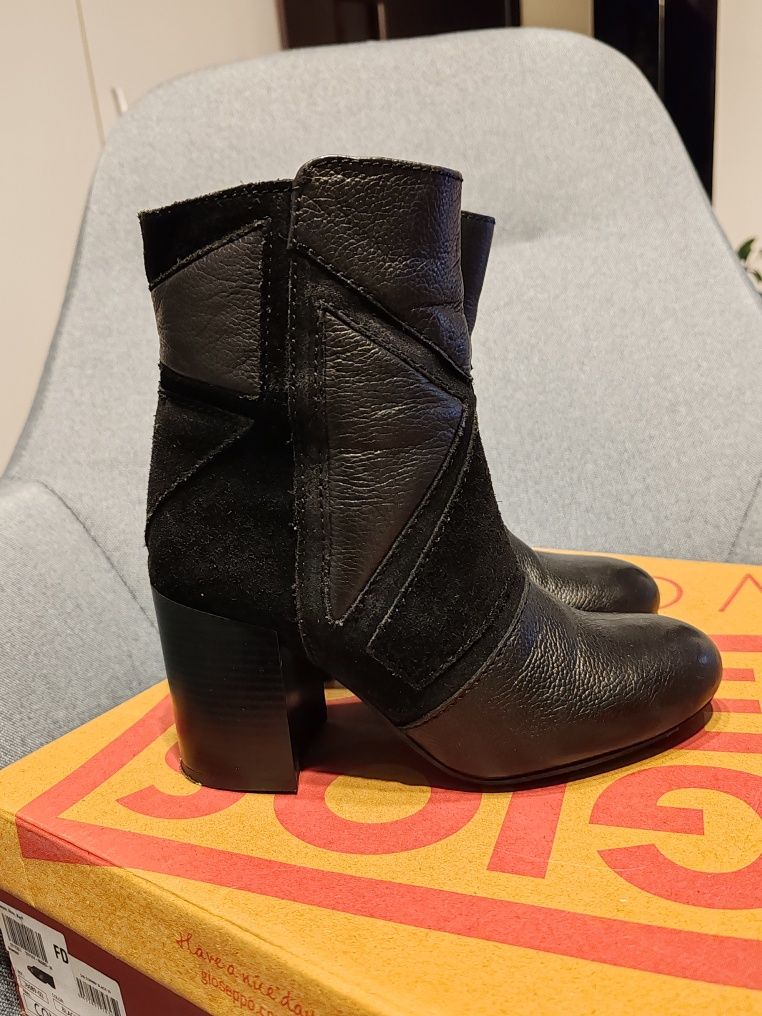 Botine piele naturala