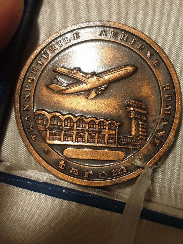 Medalie - Inaugurarea primei linii aeriene nationale romane 1926-1976