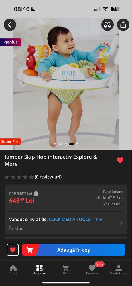 Jumper Skip Hop / centru de activitati / bouncer