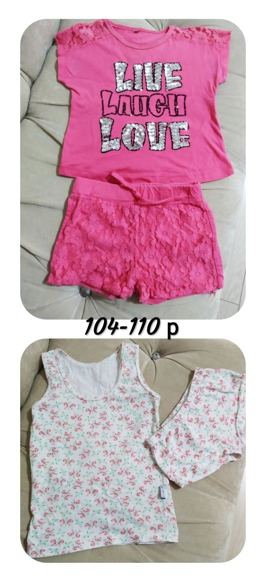 Детские вещи одежда 5-6 лет  110-116 футболки, спортивка, штаны, плать