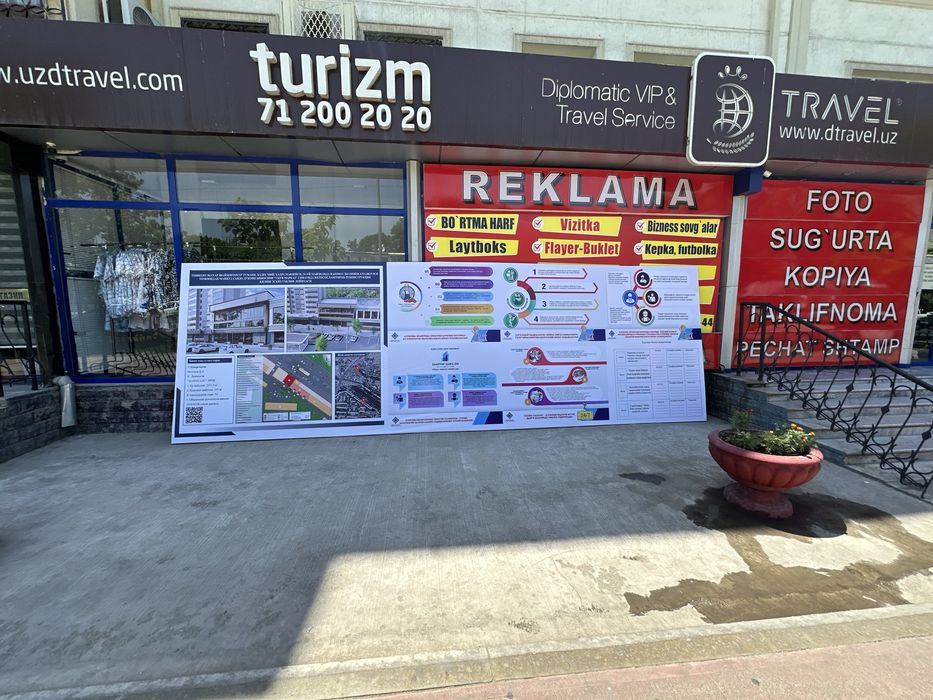 banner, reklama banneri, banner tayyorlash, bosma tashqi reklama