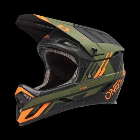 Вело каска O'NEAL BACKFLIP STRIKE V.23 black/orange/olive
