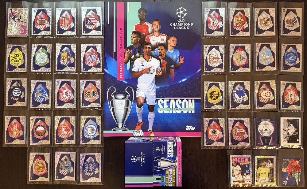 Topps UEFA Champions League 2023-2024 Official Sticker Collection