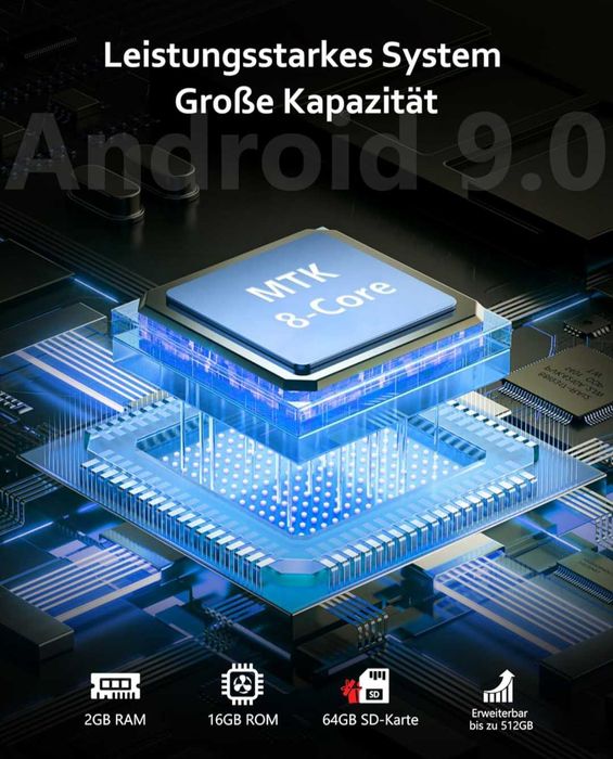 AGXOV 80GB MP3 плейър с WiFi и Bluetooth 4.02-инчов MP4 плейър