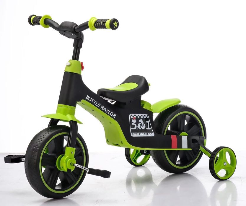 Детский трёхколёсный велосипед 3-в-1 – комфорт и радость на каждом шаг