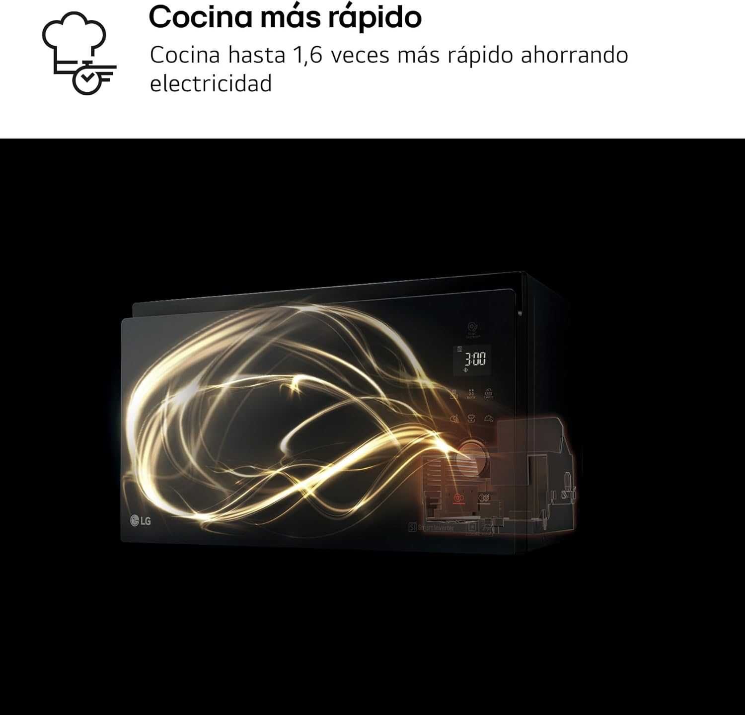 LG Smart Inverter Микровълнова фурна с грил, 25л., Easy Clean покритие