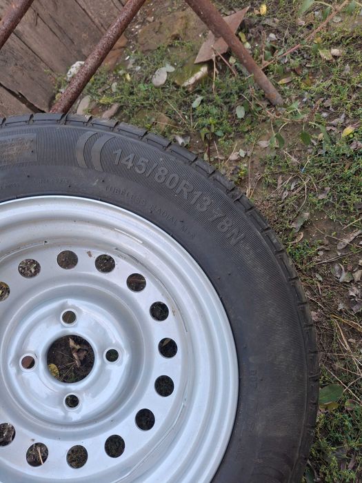 Vând roată rezervă remorcuță 750