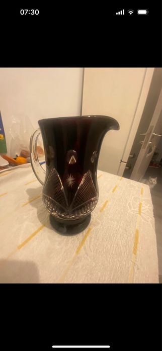 Cana din cristal/rubin