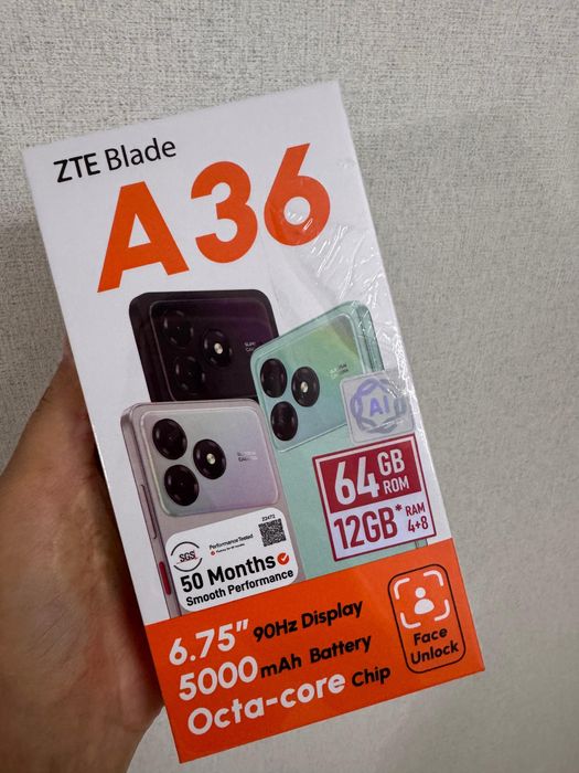 Zte blade a36 телефон новый