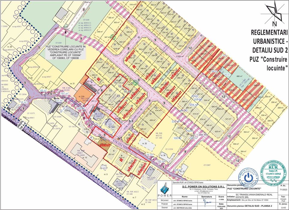 Stop! Stop! Loturi de teren în Sibiu str Viile Sibiului pentru case.