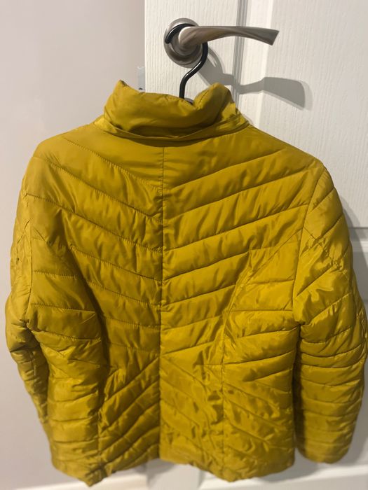 Дамско есенно яке – жълт цвят