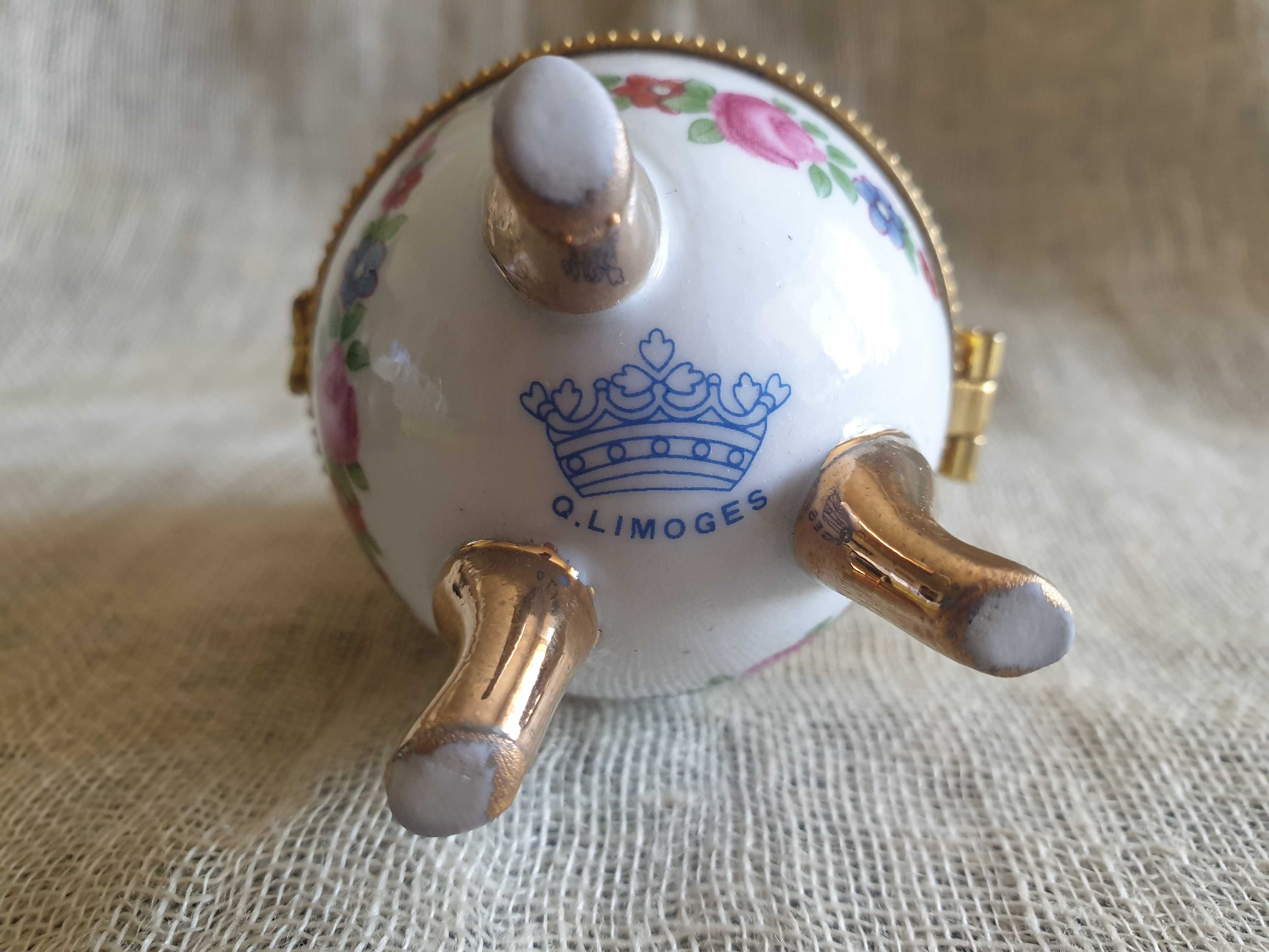 Порцеланово яйце Q.Limoges Барокови чинии и захарницаRosenthal Kronach