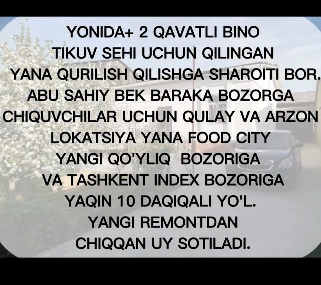6 SOTIXLI KOTTEDJ (Namunali uy) sotiladi.