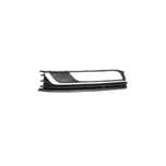 Grila bara fata VW Passat (B7), 11.2010-2015 Trendline, stanga/dreapta, 95D12711 cu locas proiectoare, 1 insertie crom