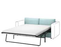 Canapele Ikea Vimle 2 locuri cu secțiune pat