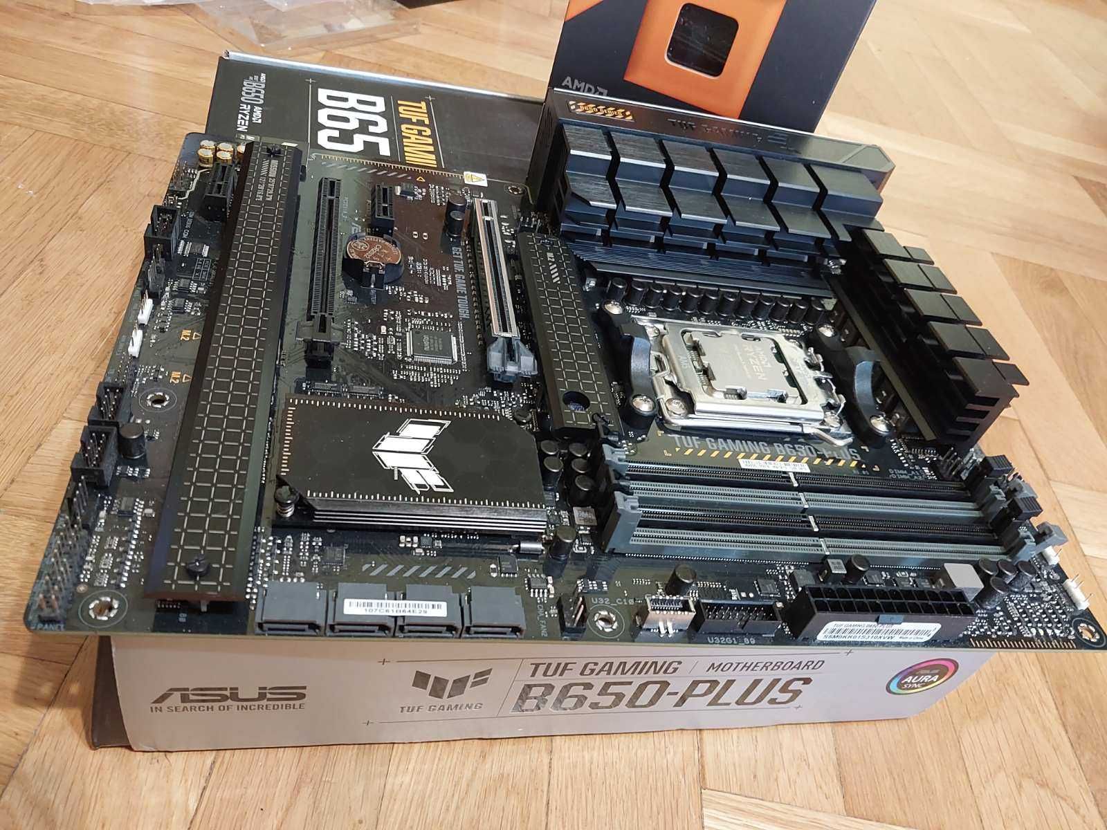 AMD Ryzen 5 7600X3D + Asus TUF B650-Plus, AM5